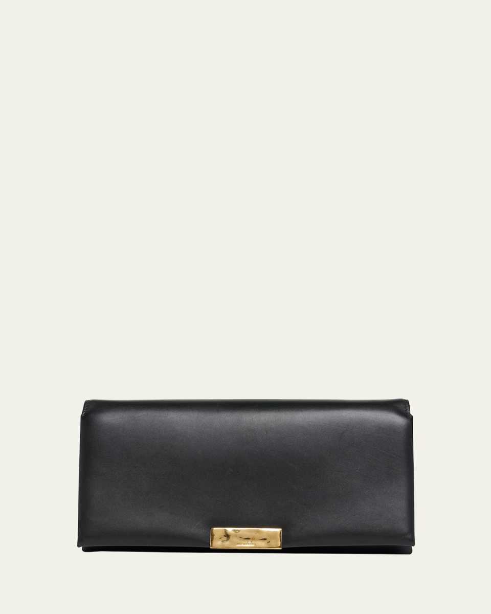 Carnet Flap Calfskin Shoulder Bag